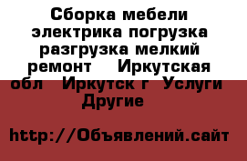 Сборка мебели,электрика,погрузка,разгрузка,мелкий ремонт. - Иркутская обл., Иркутск г. Услуги » Другие   